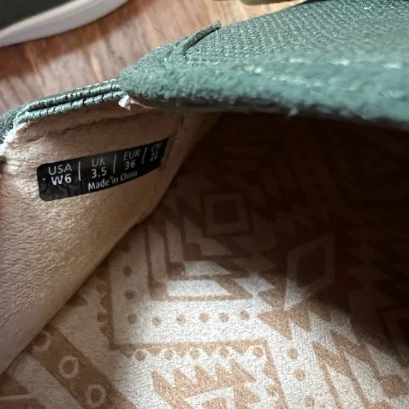 Spenco dark green orthotic tassel slide sneaker, 6 - Picture 7 of 7